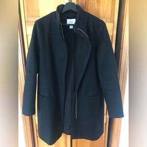 Old Navy soft-brushed funnel neck coat for women